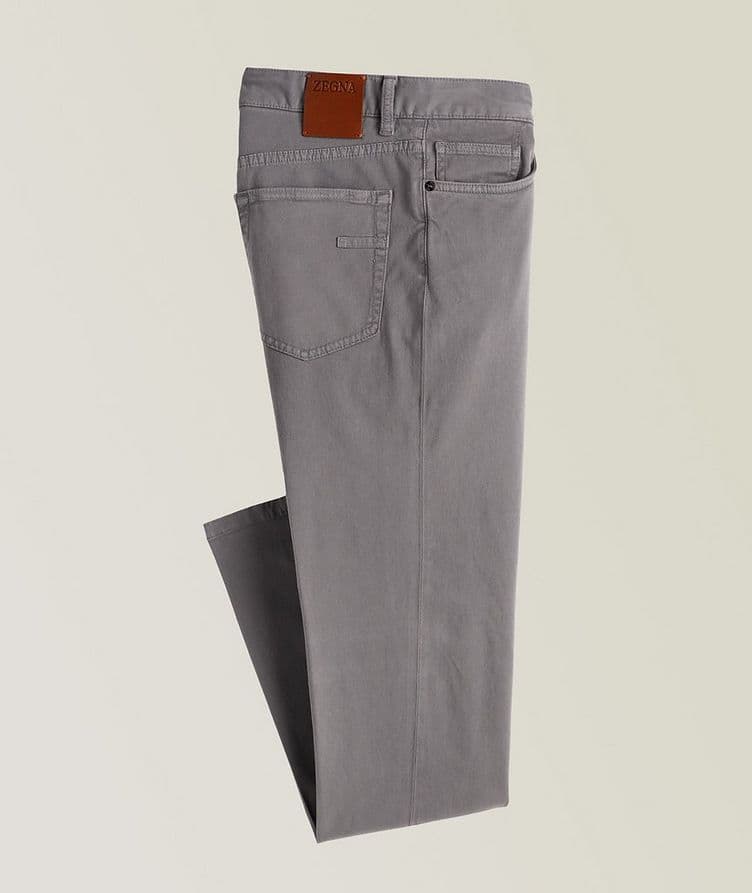 City Stretch-Cotton Gabardine Jeans image 0