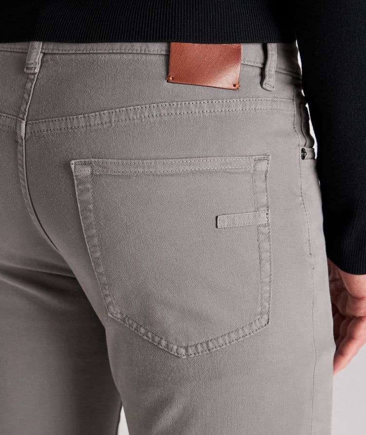 City Stretch-Cotton Gabardine Jeans image 3