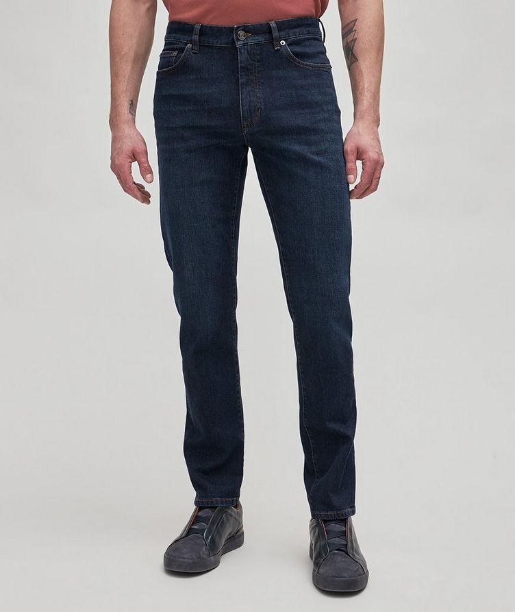 City Stretch-Cotton Five-Pocket Jeans image 1