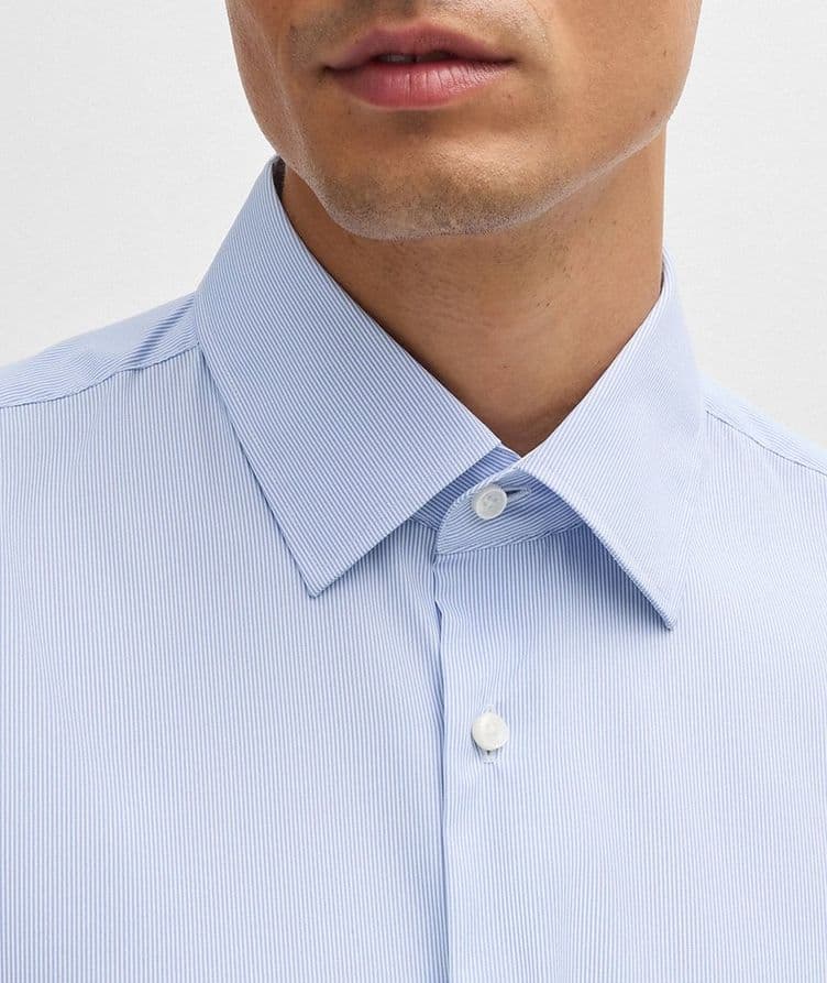 Striped Stain-Repellent Dress Shirt  image 2