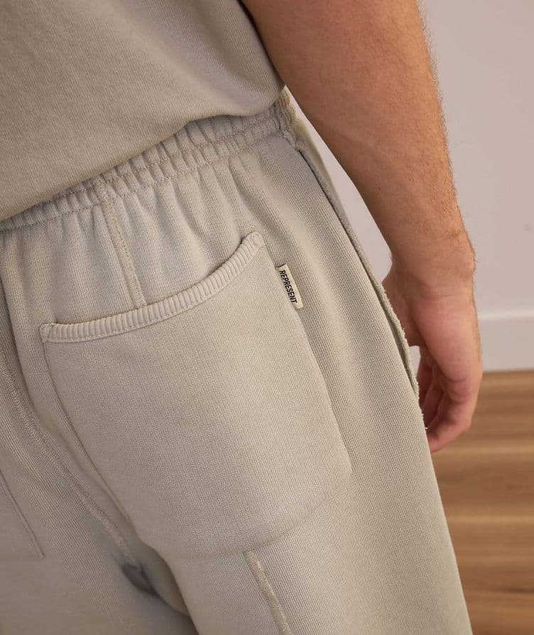 Pantalon sport en coton à bords inférieurs étagés image 3