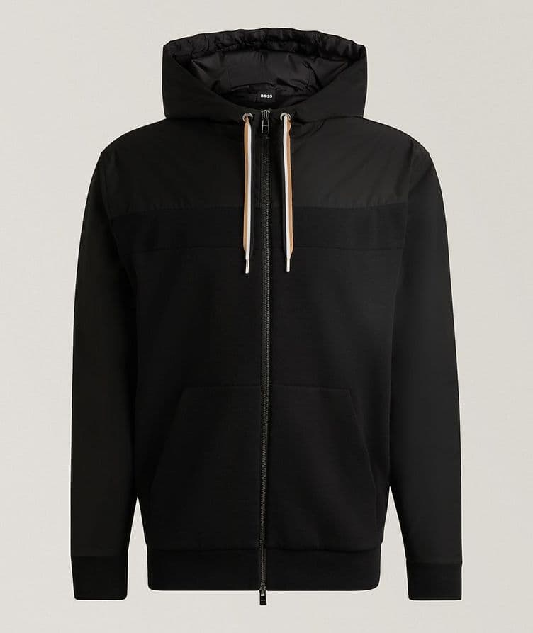 Seeger Cotton-Blend Hooded Sweater  image 0