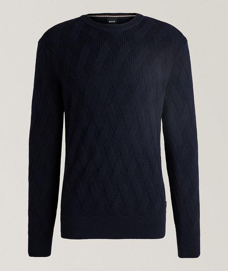 Jacquard Virgin Wool Sweater image 0