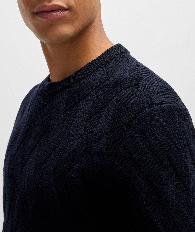 Jacquard Virgin Wool Sweater image 3