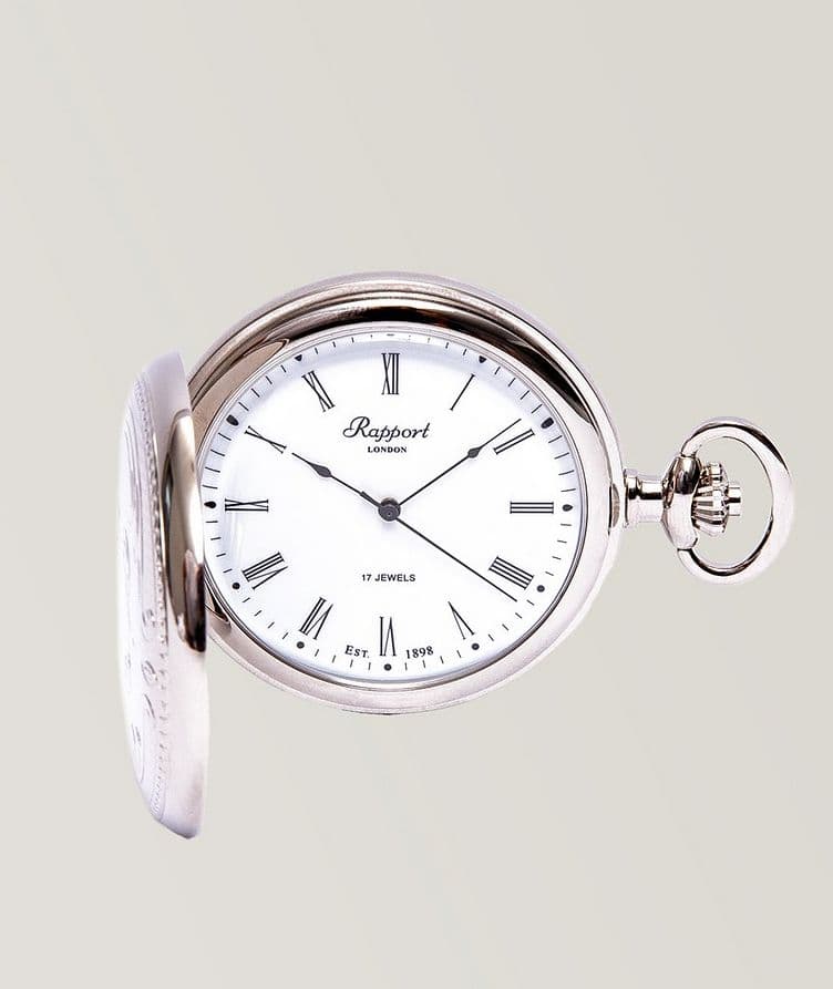 Mechanical Full Hunter Pocket Watch image 2