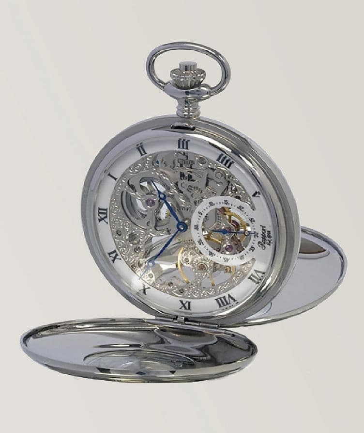 Mechanical Half Hunter Pocket Watch image 1