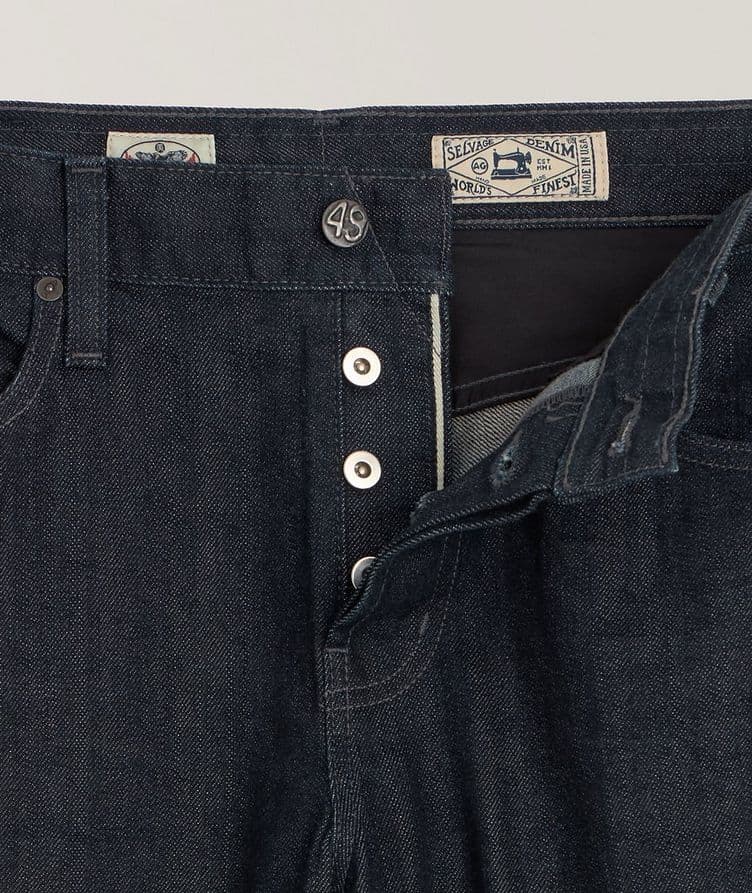 Kace Stretch-Cotton Selvage Denim Jeans image 1