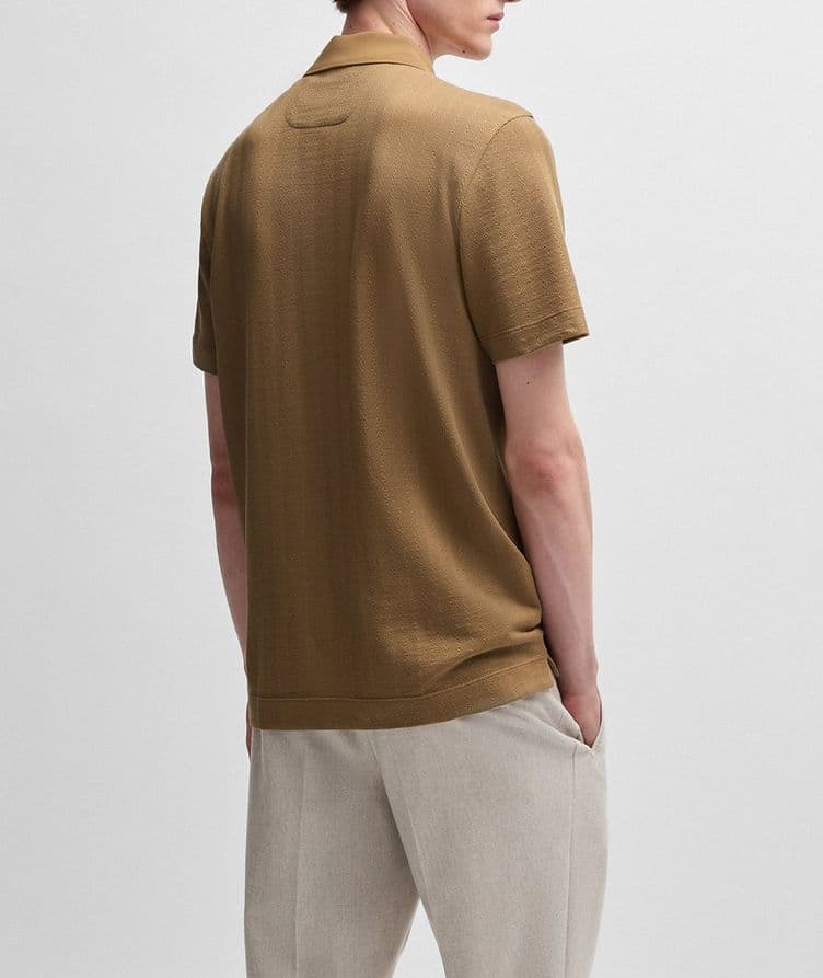 Perry Herringbone Cotton-Wool Polo image 2