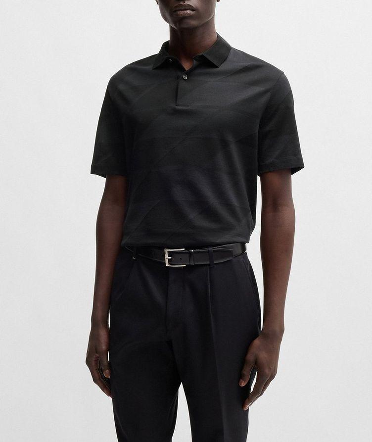 Jacquard Mercerized Cotton Polo image 1