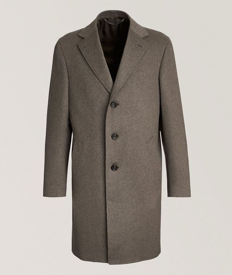 Single-Breasted Wool Overcoat image 0