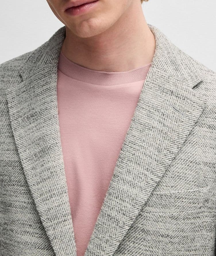 Hetson Herringbone Alpaca-Blend Sport Jacket image 3