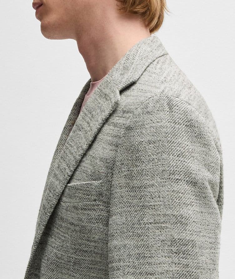 Hetson Herringbone Alpaca-Blend Sport Jacket image 4