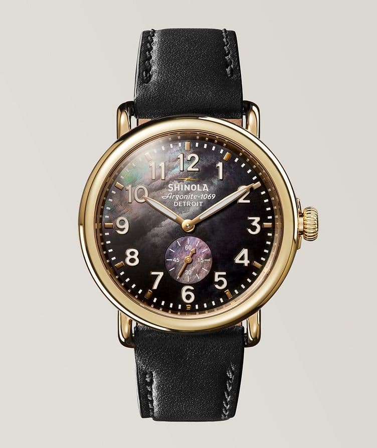 Montre Runwell avec bracelet en cuir image 0