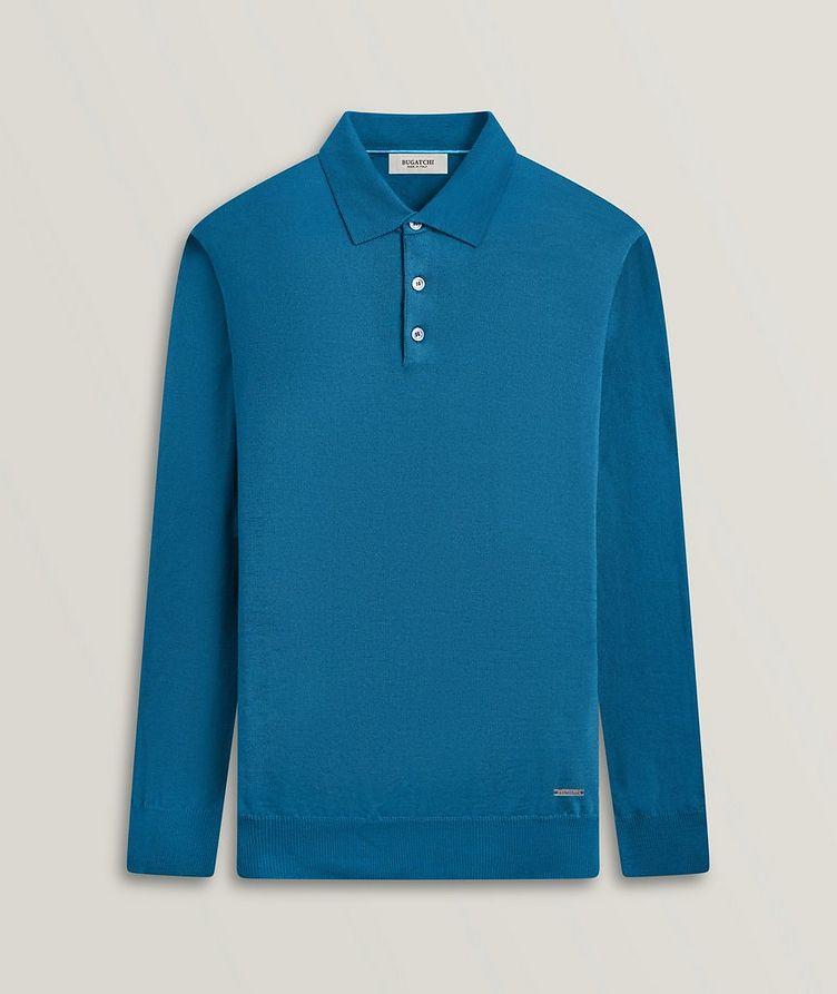 Merino Wool Knitted Polo image 0