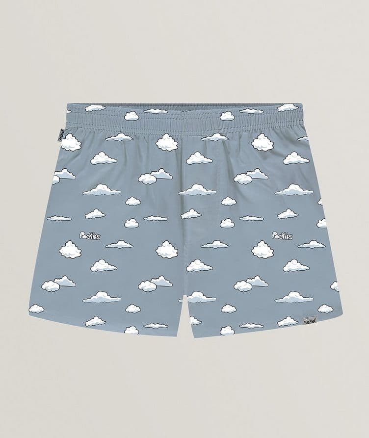 Two-Pack Mixed Cloudy Cotton Boxer Briefs  image 1