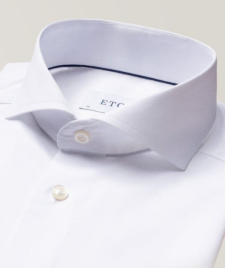 Super Slim-Fit Twill Dress Shirt image 4