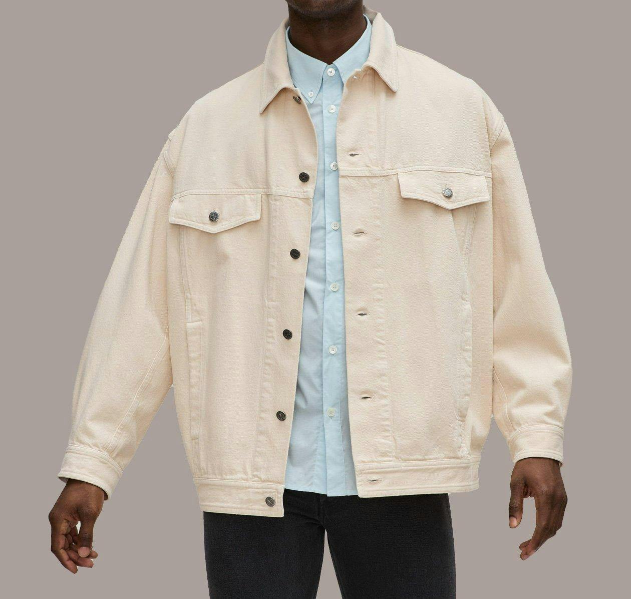 male model wearing sport jacket and sport shirt