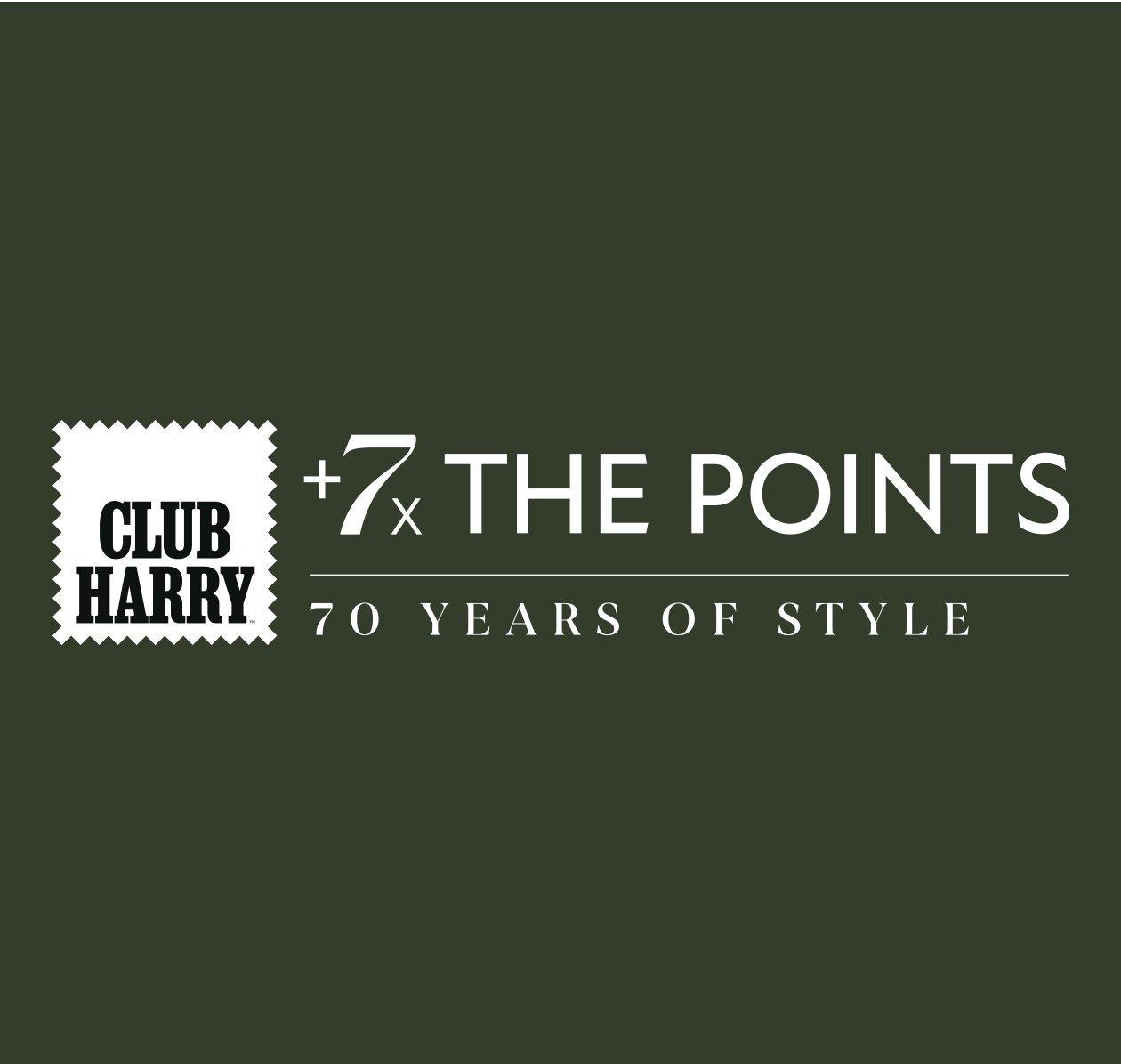 club Harry 7x the points offer