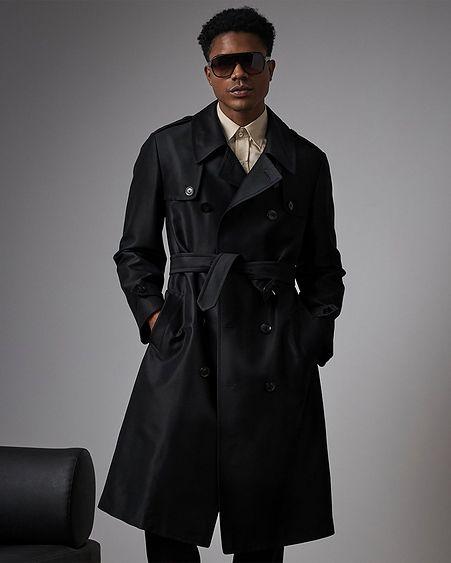 tom ford black trench coat