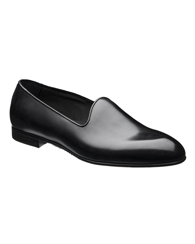 The Sophisticated Slip-On ZEGNA Gala Polished Leather Palermo Loafers