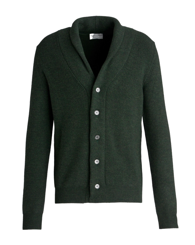 Settefili Extra Fine Merino Wool Cardigan: Elegant and Cozy Layering Essential
